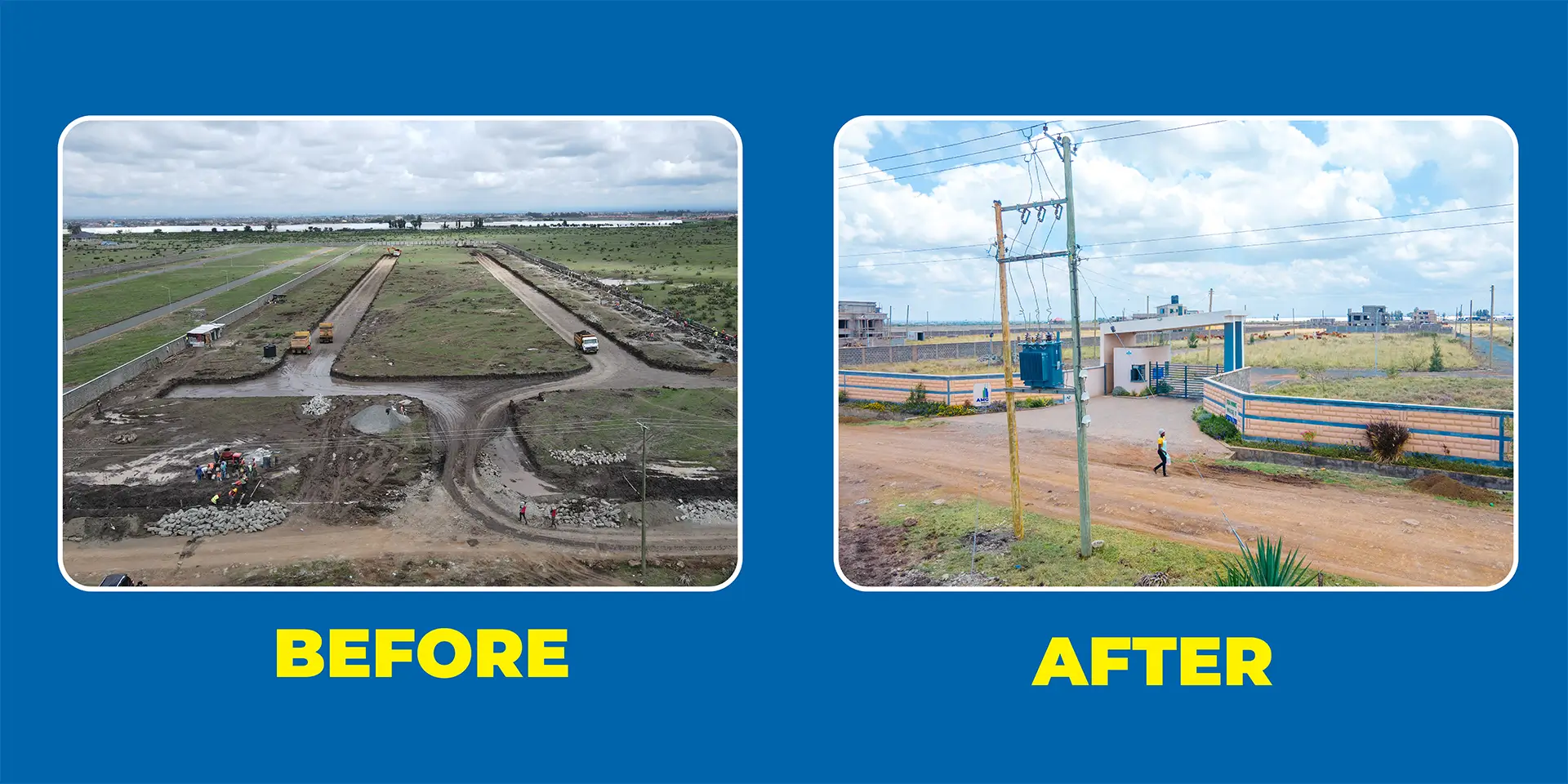 Before vs. After: The Transformation of Juja Prime Phase 5 Gate