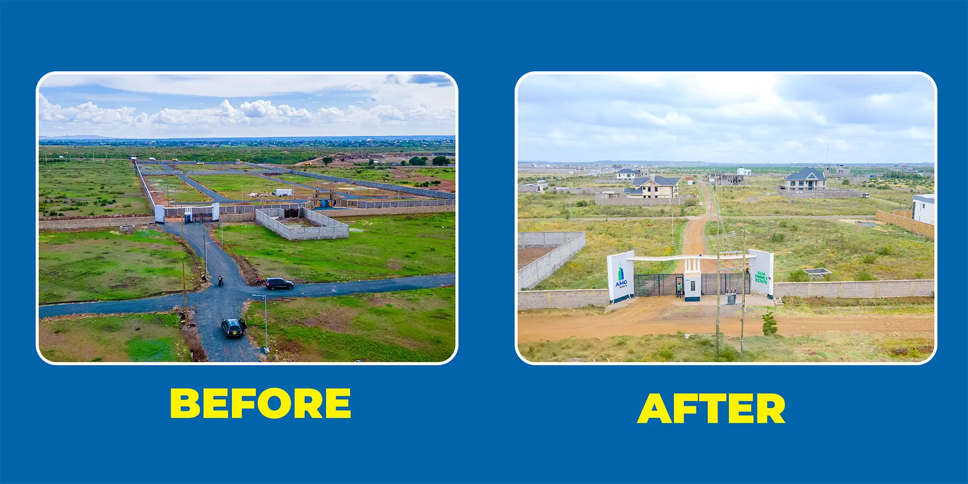 Before vs. After: The Transformation of Juja Prime Phase 2 Gate