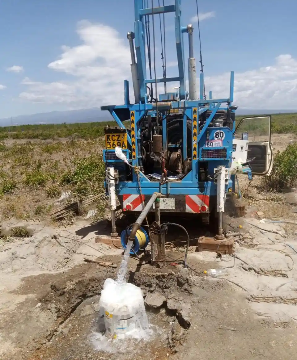 Borehole drilling project done at Beverly Estate Nanyuki 