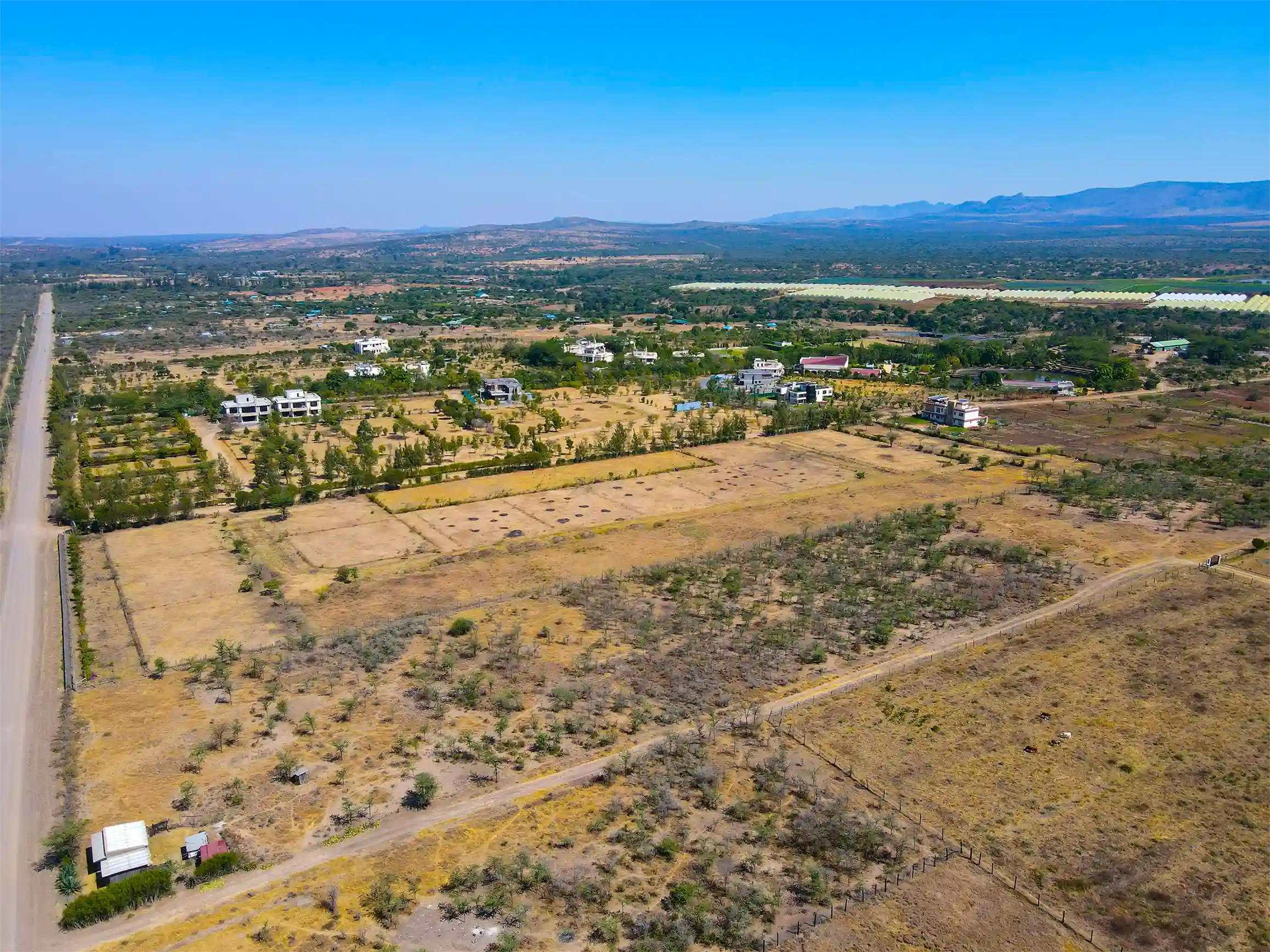 Ol Saruni drone shot